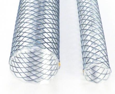 Covered Nitinol Urethra Stent Placement: Configuration: Flexibility: Visibility: MRI compatible: Delivery System: Urethra Self-Expanding braided Nitinol Stent with polymeric cover film Super-elastic,