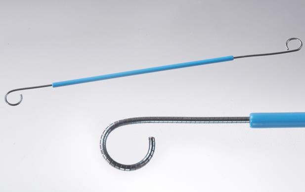 Flexible Nitinol Ureteral Stent Placement: Configuration: Material: Pusher: Guide Wire: Ureter Spiral laser-cut, kink-proof Nitinol, radiopaque Conical tip, included Requires 0.
