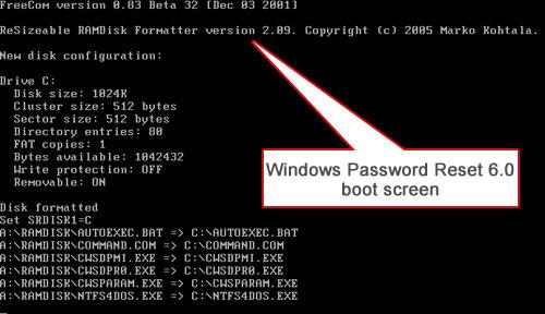 page 5 of 11 How to Remove Windows Login Passwords with Windows Password Reset 6.0?. Tips: This HELP file is based on the DEMO version of Windows Password Reset 6.