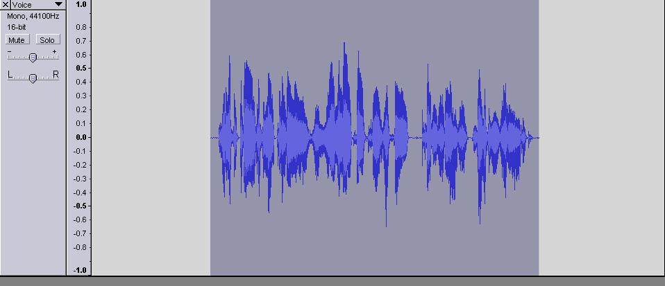 To convince yourself that the cough is gone, place your cursor before the edit point, and play the audio. No more cough, right? 14.