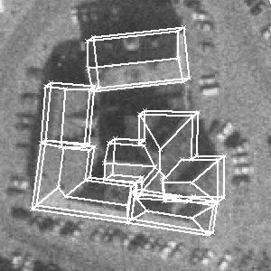 ISPRS Archives, Vol. XXXIV, Part 3/W8, Munich, 17.-19. Sept. 2003 1 : 30000 1 : 10000 1 : 6000 1 : 4500 Figure 4: A group of buildings in the centre of the square in all four image scales.