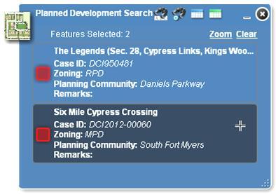 the Planned Development data sheet Example of Data Sheet: You can also search for a planned