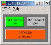 Chapter 2 Installation 2.5.2 The ISDN STATUS Program To know the status of ISDN line and B channels, you can start the ISDN STATUS program as below: 1.
