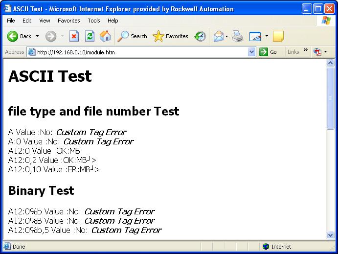 menu, as shown in the following example: Click on the User Provided