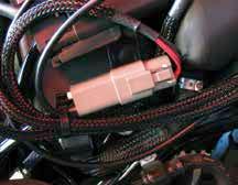 DIAGNOSTIC CONNECTOR LOCATIONS 2004-2016 Dyna Models Diagnostic connector is located behind the Left hand side cover.
