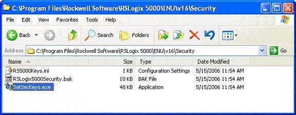 If you are using RSLogix 5000 software version 19 or earlier, you need to use SetSecKeys to enable security.