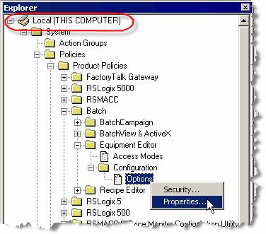 Chapter 13 FactoryTalk Batch and FactoryTalk Security To add a user or group select Add. The Select User and Computer dialog box opens. Select the user or group you want to add and click OK.
