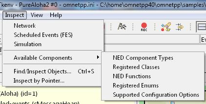 The Tkenv Graphical Runtime Environment 8.6.2. Browsing the Registered Components Figure 8.23.