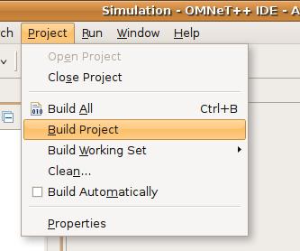 C++ Development Figure 5.10. Building a project You may notice that the initial build of the project starts after a (sometimes long) delay, which is spent on indexing the project.