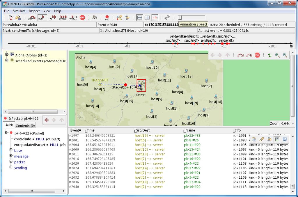 The Tkenv Graphical Runtime Environment 8.2. Overview of the User Interface Figure 8.1.