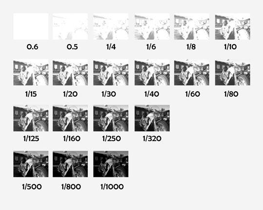 Images have a greater focus range with a larger f-number, such as f/8.