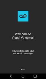 Visual Voicemail Setup This topic describes the Visual Voicemail feature of your phone's service, as well as the steps required to set up Visual Voicemail on your phone.
