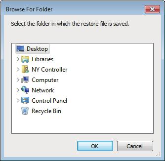 4 Industrial PC Support Utility If there is already a backup file in the selected folder, a dialog box is displayed to confirm overwriting the backup file. Click the Yes button to overwrite.