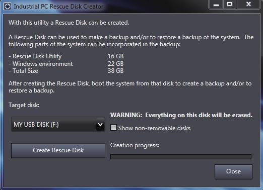 7 Backup and Recovery Applicable range Description Windows Partition The data of Windows OS *1 *1. User data on Windows is not a target of this backup function.
