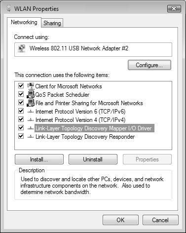 You can start all actions for your network configuration from here.