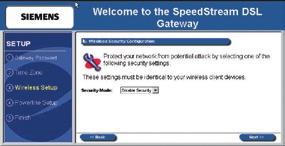 Connect the SpeedStream Gateway If your PC has not been connected to a broadband modem or other network device, you will need to perform the PC configuration procedure below.