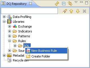Creating a table analysis with SQL business rules 6. How to create an SQL business rule SQL business rules can be simple rules with WHERE clauses.