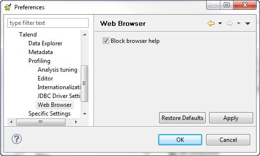 > Web Browser. The [Web Browser] view opens.