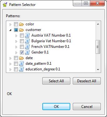Creating a column set analysis on a delimited file using patterns 6.3.