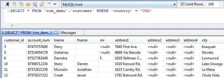 Accessing the detailed view of the analysis results From the SQL editor, you can save the executed query and list it under the Libraries > Source Files folders in the DQ Repository tree view if you