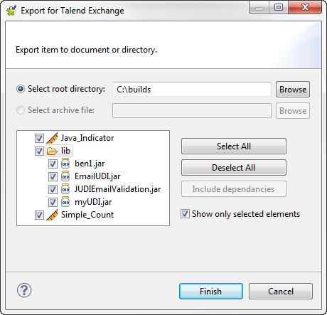 Managing user-defined indicators How to export user-defined indicators to an archive file You can export user-defined indicators and store them locally in an archive file using the Export Item option