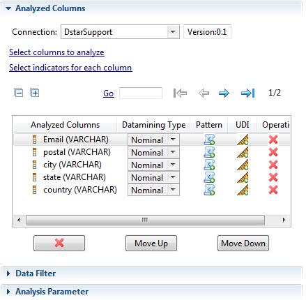 Identifying data anomalies Setting system indicators 364 Click Select