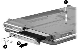 Optical drive NOTE: The optical drive spare part kit includes an optical drive bezel and bracket.
