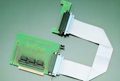 IBM PC ADAPTOR BOARD Allows external development of circuitry Interface circuitry provided 1½ µm gold plated tongue Interface monitoring facility High quality fully assembled PTH board Remote ribbon