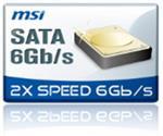 SATA 6Gb/s SATA 6Gb/s provides double the bandwidth of traditional SATA 3Gb/s, and increases the data transfer rate between your motherboard and internal storage devices, such as 7200RPM HDDs,
