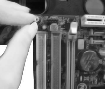 Install the motherboard in proper location and secure it with provided screws.