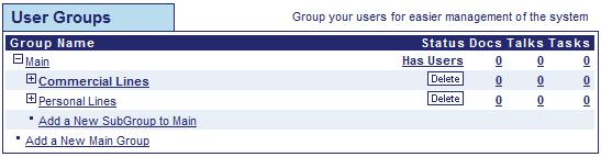 IV. User Groups The purpose of User Groups in the Portal is provide you with the ability to post documents and/or links to specific types of clients, or to individual clients.
