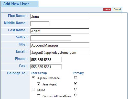 Step 2: Create Agency Users 1) Select the Users menu option. 2) Click Add New (or select the Agency user if they have al