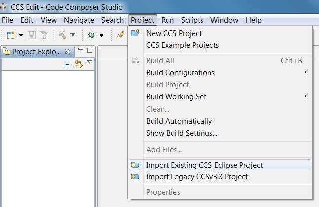 If you downloaded the Code Composer Studio IDE, you may have to go through an extra licensing step. 3. The Code Composer Studio IDE may now open with the welcome page.
