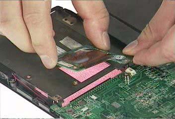 Remove the modem board from the