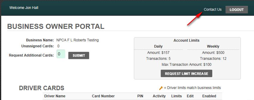 TO VIEW ACCOUNT ACTIVITY To view transactions for all cards, click on "View All Activity". To view transactions for an individual card, click on "View" button for that card.