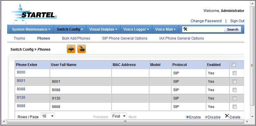 Understanding the Soft Switch INTRODUCTION TO THE STARTEL WEB CONFIG INTERFACE The Web Config
