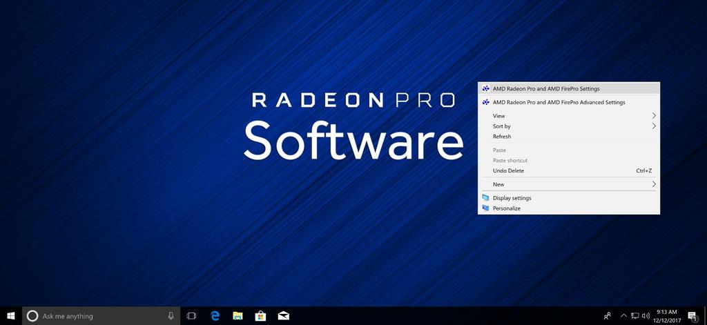 GAMING DRIVER INSTALL 7 Install Gaming Driver Right-click desktop to open AMD Radeon Pro and AMD FirePro