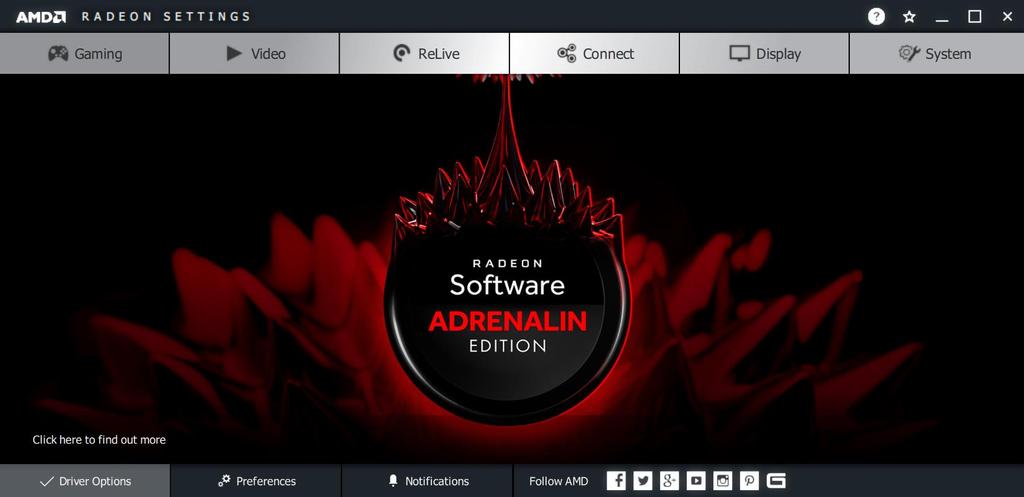 AMD Radeon Settings.