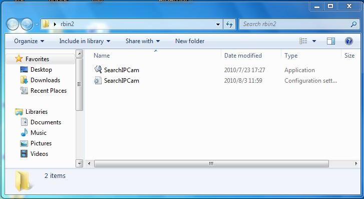 2.4 SearchIPCam IP Address Search Tool (shown for IE browser below) Step 1: Use tool