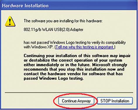 Step. 5 Click Next in the WLAN 802.11G USB window to proceed. The system will start to copy the drivers found. Step.