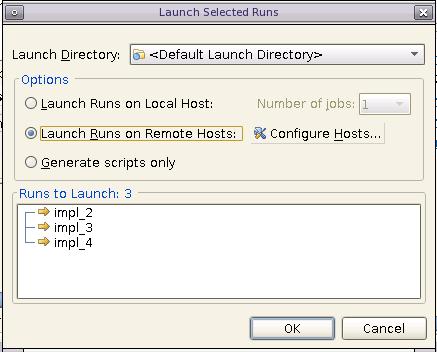 Launching Runs on Remote Linux Hosts Vivado IDE installation must be visible from the mounted file systems on remote machines.