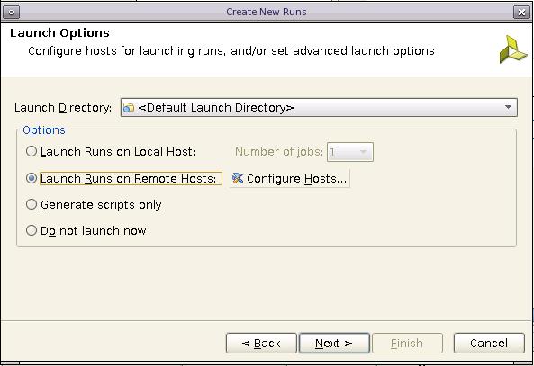 Running Implementation in Project Mode TIP: Before launching a run, you can change the settings for each step in the implementation process, overriding the default settings for the selected strategy.