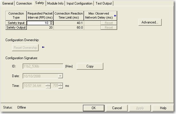 Configure the Module in a GuardLogix Controller System Chapter 5 Configure Safety Connections To configure the safety input connection of the module, follow these steps. 1.