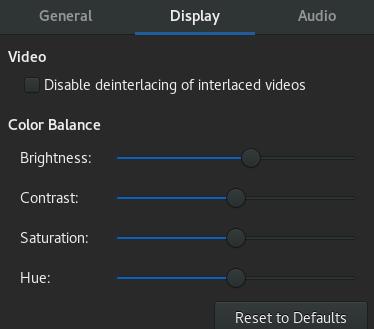 Text Subtitles Lets you specify whether to load the subtitles automatically, and change the font and encoding used to display the subtitles. 19.2.