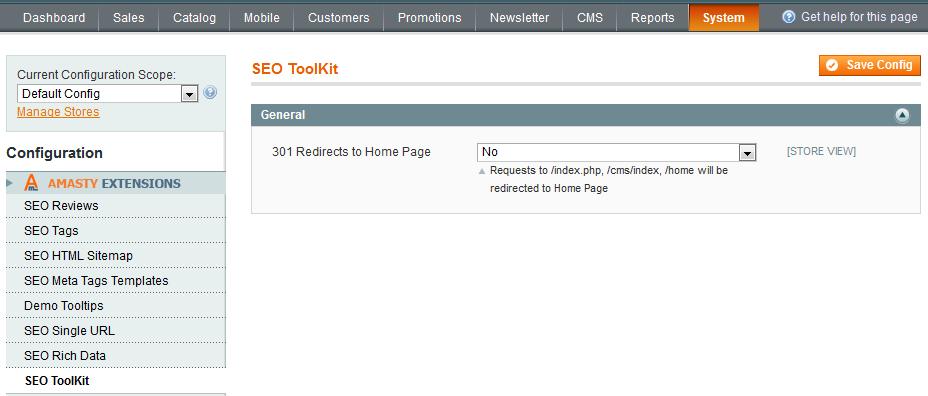 1. SEO Toolkit: General Settings Enable the option to remove duplicate content.