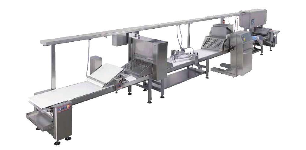 Make-up Line Topline 71 The Topline meets the demanding needs for production volume, variety and quality of products.