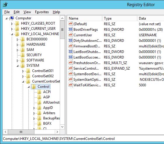 In the shell terminal, type regedit Enter. The Registry Editor will open.