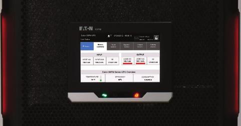 interface With the s graphical LCD interface you can track stats on energy savings, battery time, outage tracking, load