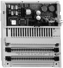 Introduction, description Analog I/O bases Introduction analog input bases enable acquisition of various analog values encountered in industrial applications, including: b Standard high level (± V,
