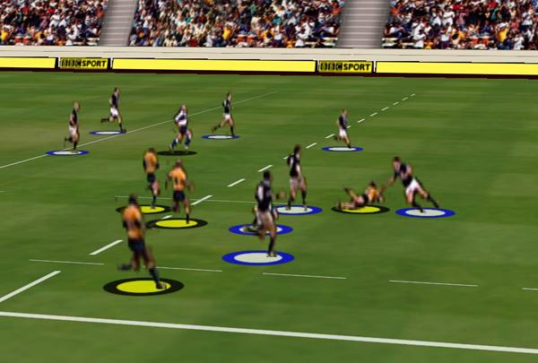 football scenarios for production of TV sport coverage. A long-term goal of the project is to demonstrate how the techniques can be used on an interactive consumer platform like a games console.